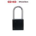 AZKO Krisbow Gembok 4 Angka Kombinasi Long Shackle - Hitam