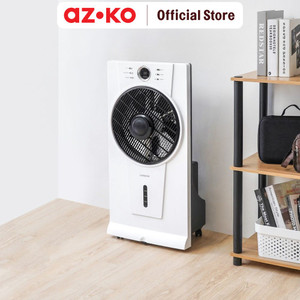 AZKO Krisbow 11 inci Kipas Angin Uap Dengan Remote - Putih