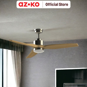 AZKO Westinghouse 52 inci Kipas Angin Plafon Dengan Led - Cokelat Maple