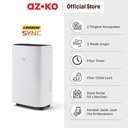 AZKO Krisbow Sync 50 ltr Smart Dehumidifier - Putih Smart Alat Pengatur Kelembapan Udara Mesin Penyerap Kelembaban Pintar Elektronik Rumah Tangga Pengering Udara