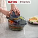 AZKO Kris Parutan Dengan Keranjang Wadah Alat Parut Grater Pemarut Keju Bumbu Masakan Serbaguna Kitchen Gadget Perlengkapan Dapur Peralatan Masak - Biru