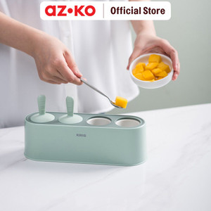 AZKO Kris Cetakan Es Lilin Pencetak Es Krim Food Grade Ice Mould Perlengkapan Masak - Hijau