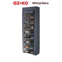 AZKO Stora 60X30X175 cm Rak Sepatu Dengan Cover - Abu-Abu