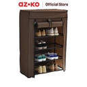 AZKO Stora 60X30X90 cm Rak Sepatu Dengan Cover - Cokelat