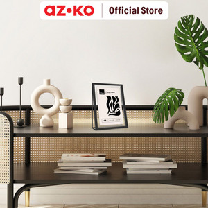 AZKO Arthome 4R Bingkai Foto Meja Metal Qt049 - Hitam