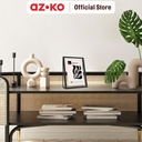 AZKO Arthome 4R Bingkai Foto Meja Metal Qt049 - Hitam
