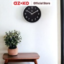 AZKO Arthome 30 cm Jam Dinding 90644Zw - Hitam