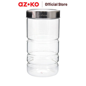 AZKO Delicia Stoples Kaca Storage Jar Jartempat Simpan Snack Dan Permenperlengkapan Dapurwadah Makanansetoplestoples Beling Serbaguna - 1.10