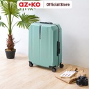 AZKO Luggo Fort Koper Pc & Aluminium Tsa Lock Luggage Hardcase Luggage Koper Bagasi Dengan Tsa Tas Jalan-Jalan Travel Bag Tas Roda - Hijau, 20 inci