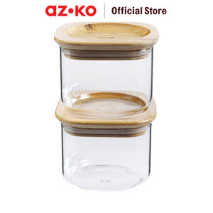 AZKO Kris 500 ml Set 2 Pcs Grind Stoples Kaca Borosilicate