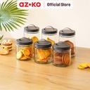 AZKO Kris Set 6 Pcs Cheer Stoples Kaca - Hitam