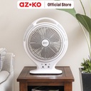 AZKO Krisbow 14 inci Kipas Angin Meja Dengan Lampu Rechargeable - Putih