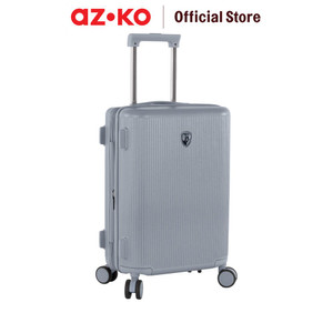 AZKO Heys Earth Tones Koper Luggage Koper Tas Jalan-Jalan Travel Bag Tas Roda - Hijau, 21 inci