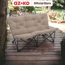 AZKO Soleil Kursi Camping Lipat 2 Dudukan Big Butterfly - Cokelat Muda