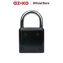 AZKO Krisbow Gembok 4 Angka Kombinasi Short Shackle - Hitam