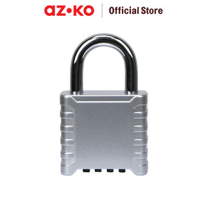 AZKO Krisbow Gembok 4 Angka Kombinasi Heavy Duty - Silver