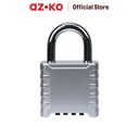 AZKO Krisbow Gembok 4 Angka Kombinasi Heavy Duty - Silver