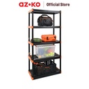 AZKO Tactix Rak Penyimpanan Perkakas 5 Tingkat - Hitam/Oranye