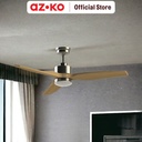 AZKO Westinghouse 52 inci Kipas Angin Plafon Dengan Led - Cokelat Maple