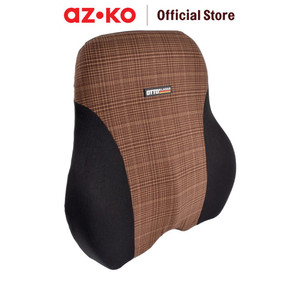AZKO Otto Klasse Bantal Punggung Mobil Tartan Classic - Hitam