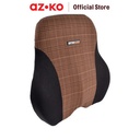 AZKO Otto Klasse Bantal Punggung Mobil Tartan Classic - Hitam