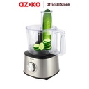 AZKO Klaz 2.1 ltr Food Processor 9In1 500 Watt - Silver / Hitam