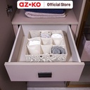 AZKO Stora Organizer Laci Kompartemen Divider Laci Pakaian Storage Kotak Kompartemen Serbaguna Organizer Drawer - 9 Compartment