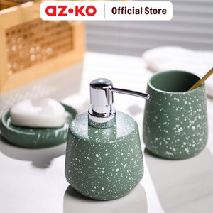 AZKO Stora 9.1X9.1X10.2 cm Tempat Sikat Gigi - Hijau
