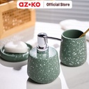 AZKO Stora 9.1X9.1X10.2 cm Tempat Sikat Gigi - Hijau