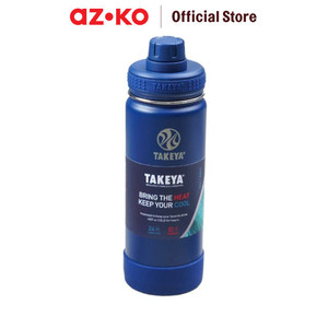 AZKO Takeya 700 ml Botol Vacuum Flask Stainless - Biru Midnight