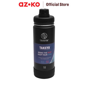 AZKO Takeya 530 ml Botol Vacuum Flask Stainless - Hitam Onyx