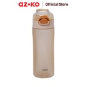 AZKO Kris Enjoy Botol Minum Tritan Matte Water Drinking Bottle Botol Air Bpa Free Wadah Minuman Perlengkapan Minum Drinkware - Abu-abu