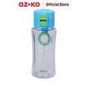 AZKO Kris Botol Minum Tutup Pop Up Water Drinking Bottle Botol Air Bpa Free Wadah Minuman Perlengkapan Minum Drinkware - Biru Muda