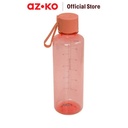 AZKO Kris Nako Botol Minum Water Drinking Bottle Botol Air Bpa Free Wadah Minuman Perlengkapan Minum Drinkware - Biru