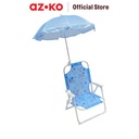 AZKO Soleil Summer Kursi Anak Dengan Payung - Biru Beach Kids Chair Kursi Outdoor Serbaguna Tempat Duduk Halaman Balkon Balcony Chair Furniture Outdoor - Biru