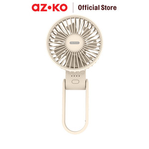 AZKO Memoo Kipas Angin Portabel Lipat Mini 1400 Mah Portable Fan Kipas Mini Travel Serbaguna Penyejuk Udara - Putih