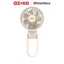 AZKO Memoo Kipas Angin Portabel Lipat Mini 1400 Mah Portable Fan Kipas Mini Travel Serbaguna Penyejuk Udara - Putih