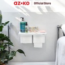 AZKO Stora Holder Tisu Toilet Roll Double - Putih