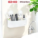 AZKO Stora 24.3X9.2X17.9 cm Rak Dinding Kamar Mandi - Putih