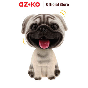 AZKO Otto Klassse Ornamen Dashboard Mobil Pug Hiasan Interior Mobil Car Accessories Pajangan Dasbor Lucu - Pomeranian