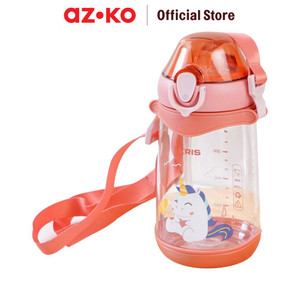 AZKO Kris Botol Minum Anak Tritan Water Drinking Bottle Tempat Minum Anak-Anak Perlengkapan Minum Kids Tumbler - Biru
