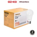 AZKO Krisbow Set 6 Pcs Lumi Bohlam Led Bulb Lampu Cahaya Indoor Outdoor Light Led Light Bolam - Cool Daylight