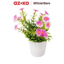 AZKO Arthome Bunga Artifisial Grass Daisy Potted  - Pink