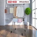 AZKO Stora 87x57x188 Cm Jemuran Baju Lipat