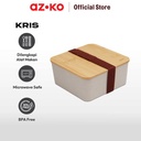 AZKO Kris Miku Kotak Makan Lunch Box Lunch Box Food Grade Food Box Kotak Bekal Makan Bpa Free Wadah Makanan - 1