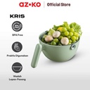 AZKO Kris Saringan Spin Wheel Bird - Hijau