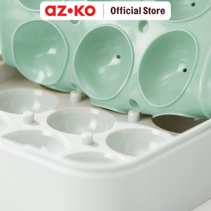 AZKO Kris Cetakan Es Batu 16 Slot - Hijau