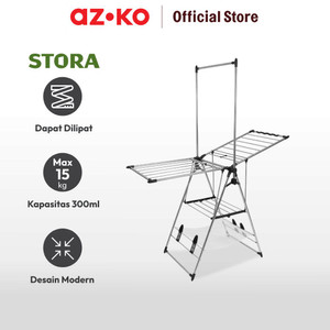 AZKO Stora Jemuran Pakaian Outdoor Serbaguna