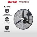 AZKO Krisbow 26 Inci Kipas Angin Dinding Dengan Tali Tarik Df650-Tw