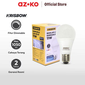 AZKO Krisbow Lumi Bohlam Led 3 Step Dimming 11 Watt - Cool Daylight